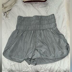 gray free people “the way home” shorts